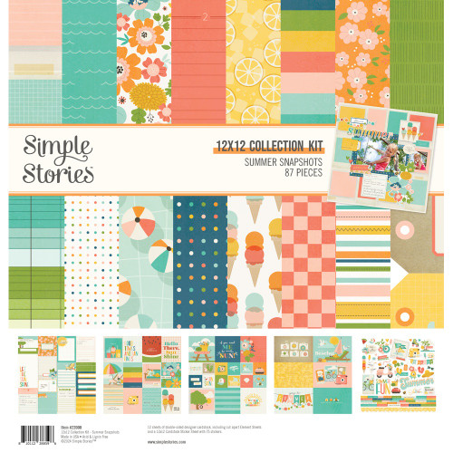 Simple Stories Collection Kit 12"X12"-Summer Snapshots SMS22000 - 810112388596