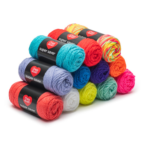 Red Heart Super Craft Kit-Brights - KIT501
