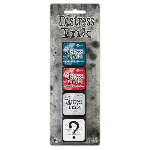 Tim Holtz Distress Mini Ink Pads 4/Pkg-Kit 18 - TDPK-82002 - 789541082002