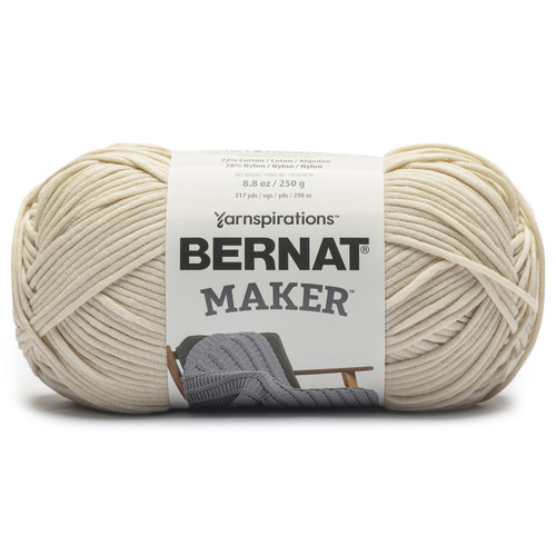2 Pack - Bernat Maker Yarn-Cream - 161306W-06003 - 057355547186