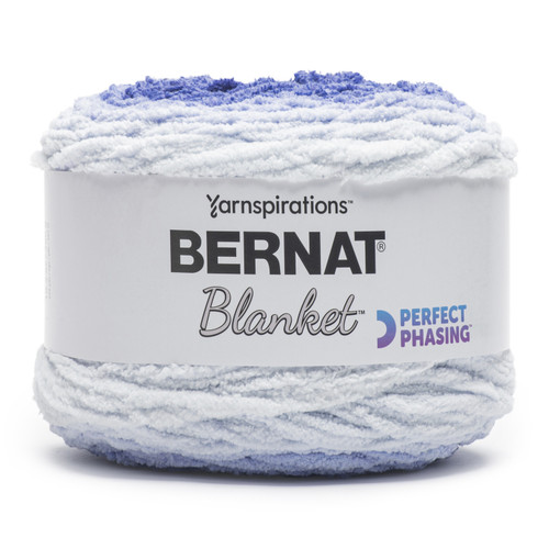 2 Pack Bernat Blanket Perfect Phasing Yarn-Dark Blue 161243W-43006 - 057355533004