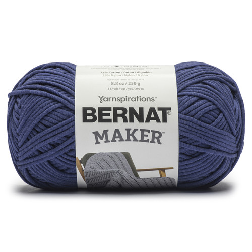 2 Pack - Bernat Maker Yarn-Navy - 161306W-06017 - 057355547322