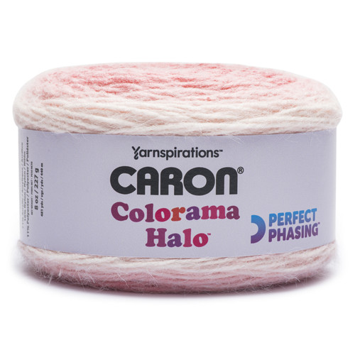 2 Pack - Caron Colorama Halo Yarn-Rose Frost - 291076W-76002 - 057355534322