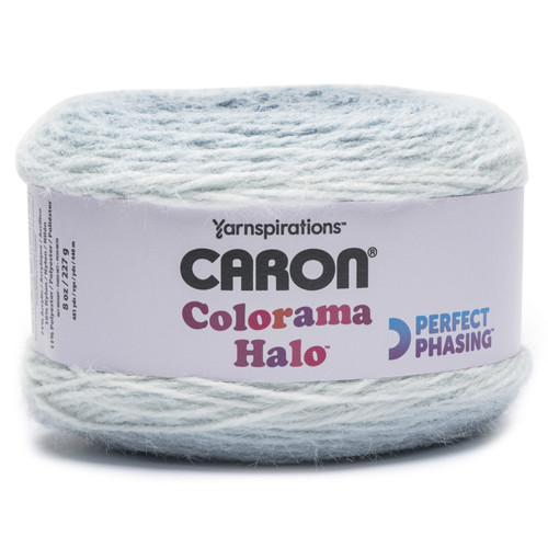 2 Pack - Caron Colorama Halo Yarn-Bluestone Frost - 291076W-76004 - 057355534346