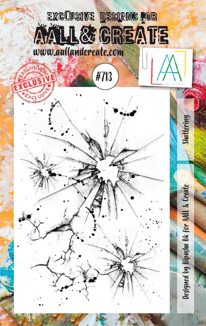 AALL And Create A7 Photopolymer Clear Stamp Set-Shattering ALLTP713 - 5060600459320