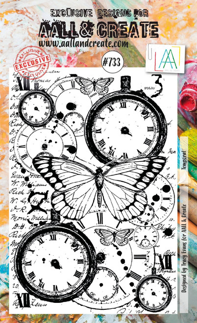 AALL And Create A6 Photopolymer Clear Stamp Set-Temporal ALLTP733 - 5060600459528
