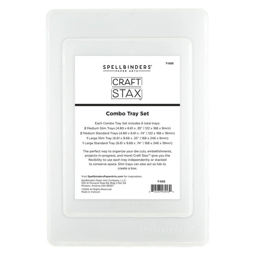 Spellbinders Craft Stax Tray Set-Combo - T055 - 813233039439