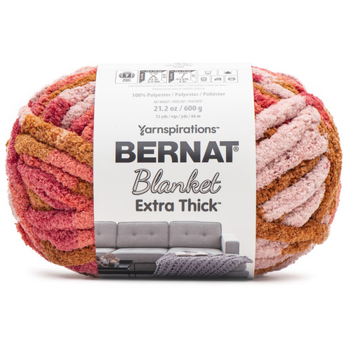 Bernat Blanket Extra Thick 600g-Sunset 161062W-62005 - 057355499676