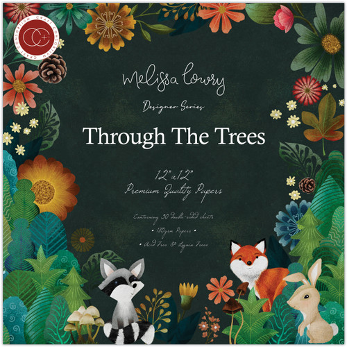 Craft Consortium Double-Sided Paper Pad 12"x12" 30/Pkg-Through The Trees, 20 Designs - CDPAD001 - 5060921932090