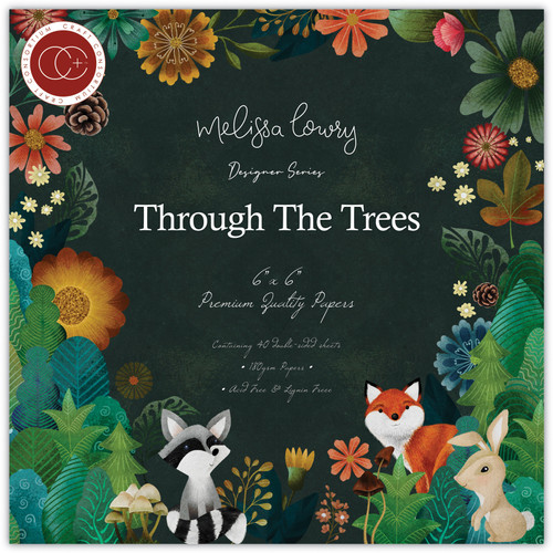 Craft Consortium Double-Sided Paper Pad 6"x6" 40/Pkg-Through The Trees, 20 Designs - DPAD001B - 5060921932106