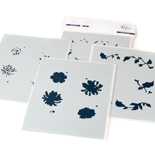Pinkfresh Studio Stencils 4.25"X5.5"-Best Wishes - PF208623 - 736952880796