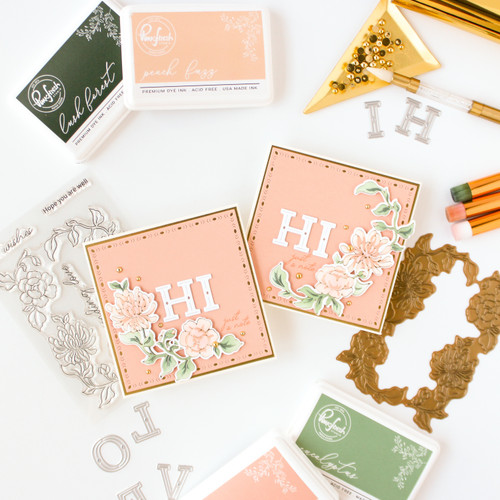 Pinkfresh Studio Hot foil Plate-Best Wishes - PF208723 Pinkfresh Studio Hot foil Plate-Best Wishes - PF208723