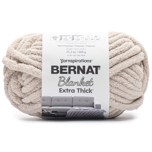 Bernat Blanket Extra Thick 600g-Oatmeal - 161062B-62016 - 057355502659