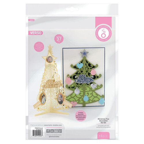 Tonic Studios Die Set-Christmas Tree Decoration 4948E - 841079149487