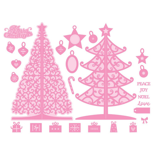 Tonic Studios Die Set-Christmas Tree Decoration 4948E