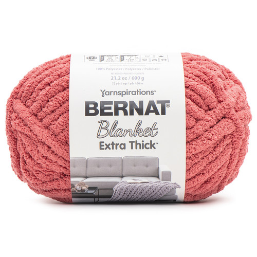 Bernat Blanket Extra Thick 600g-Clay - 161062B-62014 - 057355499768 Bernat Blanket Extra Thick 600g-Clay - 161062B-62014 - 057355499768
