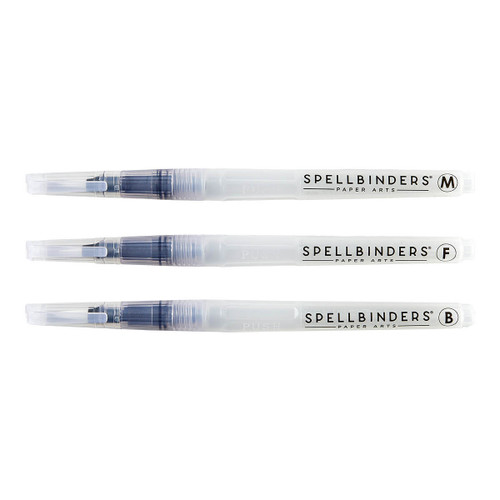 Spellbinders Water Brush Set-3/Pkg - T061