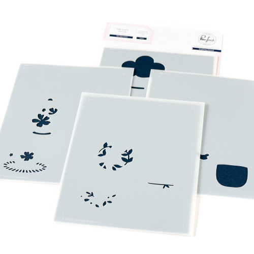 Pinkfresh Studio Stencils 4.25"X5.5"-Get Well Soon - PF227824 - 736952883643 Pinkfresh Studio Stencils 4.25"X5.5"-Get Well Soon - PF227824 - 736952883643