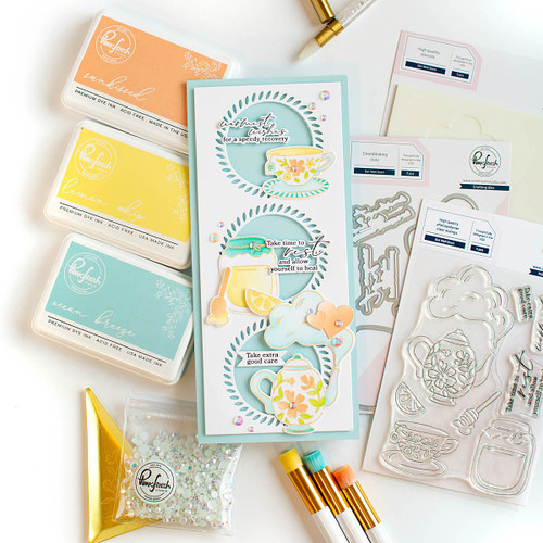 Pinkfresh Studio Stencils 4.25"X5.5"-Get Well Soon - PF227824 Pinkfresh Studio Stencils 4.25"X5.5"-Get Well Soon - PF227824