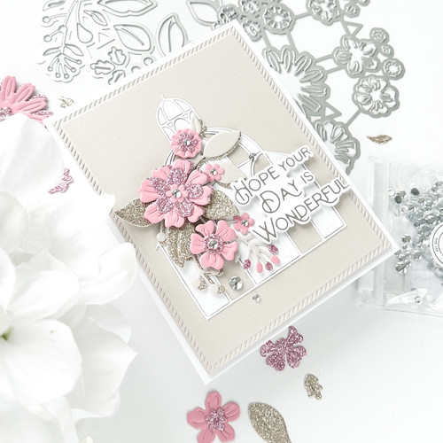 Pinkfresh Studio Die Set-Stylized Florals - PF228122 Pinkfresh Studio Die Set-Stylized Florals - PF228122