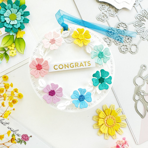 Pinkfresh Studio Die Set-Stylized Florals - PF228122 Pinkfresh Studio Die Set-Stylized Florals - PF228122