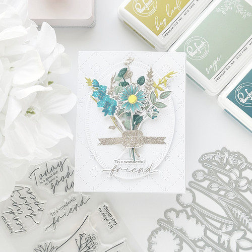 Pinkfresh Studio Die Set-Wildflower Bouquet - PF227424 Pinkfresh Studio Die Set-Wildflower Bouquet - PF227424