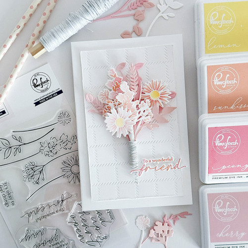 Pinkfresh Studio Die Set-Wildflower Bouquet - PF227424 Pinkfresh Studio Die Set-Wildflower Bouquet - PF227424