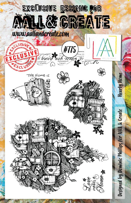 AALL And Create A5 Photopolymer Clear Stamp Set-Hearty Home ALLTP775 - 5060979160049