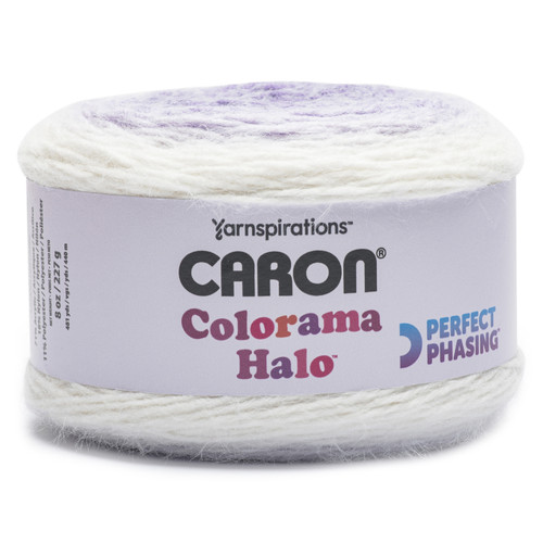 Caron Colorama Halo Yarn-Lavender Frost 291076W-76011 - 057355534414