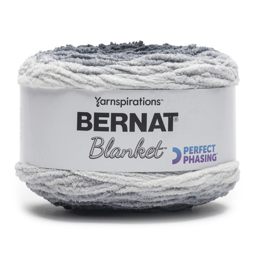 Bernat Blanket Perfect Phasing Yarn-Deep Black - 161243W-43001 - 057355532953