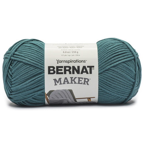 Bernat Maker Yarn-Teal - 161306W-06005 - 057355547209