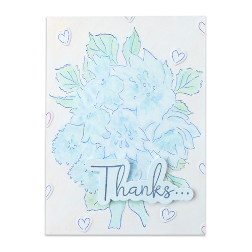 Tonic Studios Die, Stamp & Stencil Collection-Splendiferous Corsage - 5372E