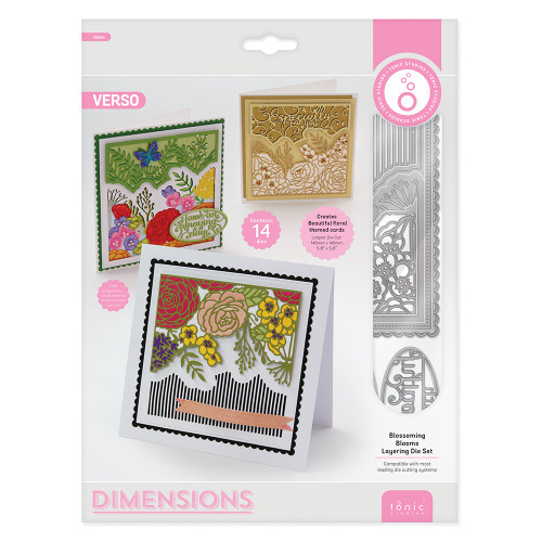 Tonic Studios Die Set-Blossoming Blooms 4588E - 5056190945886