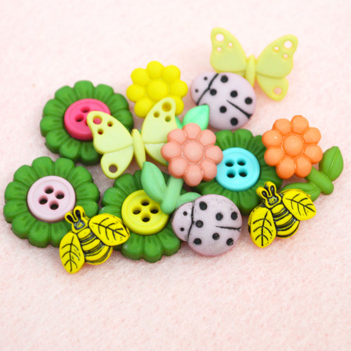 6 Pack - Dress It Up Embellishments-It's Time To Blossom - DIUBTN-9372 6 Pack - Dress It Up Embellishments-It's Time To Blossom - DIUBTN-9372