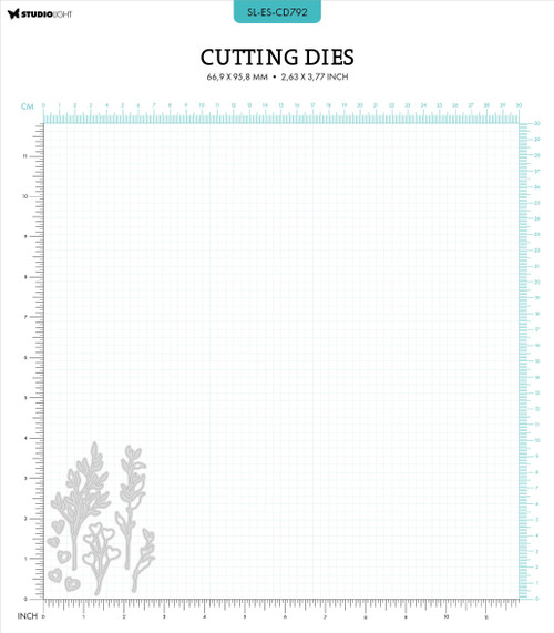 3 Pack - Studio Light Essentials Cutting Die-Nr. 792, Branches - LESCD792