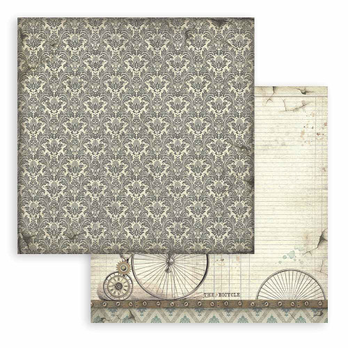 3 Pack - Stamperia Backgrounds Double-Sided Paper Pad 8"X8" 10/Pkg-Voyages Fantastiques, 10 Designs, 1 Each - SBBS97