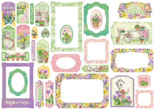 2 Pack Graphic 45 Die-Cut Assortment-Grow With Love G4502820