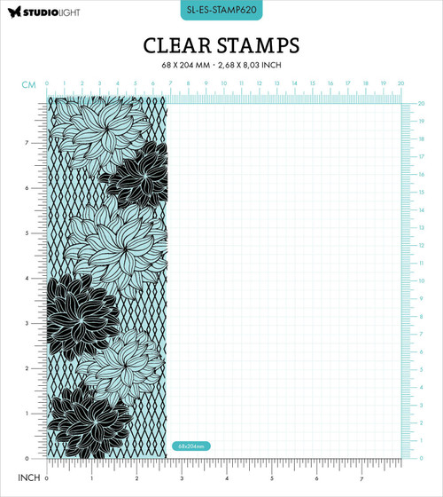 Studio Light Essentials Clear Stamps-Nr. 620, Floral Background - STAMP620