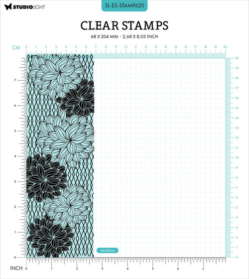 Studio Light Essentials Clear Stamps-Nr. 620, Floral Background STAMP620