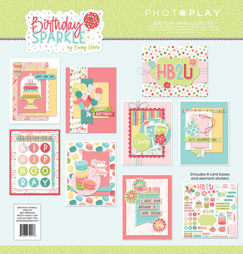 PhotoPlay Card Kit-Birthday Sparkle BSP4453 - 709388344538
