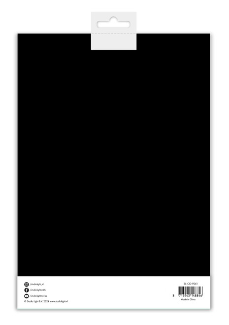 Studio Light Consumables Cardstock 8.25"X11.7" 10/Pkg-Nr. 41, Black - SLCOPS41 Studio Light Consumables Cardstock 8.25"X11.7" 10/Pkg-Nr. 41, Black - SLCOPS41