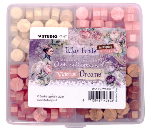 Studio Light Jenine's Mindful Art Wax Beads-Nr. 13, Pink Victorian Dreams - AVDWAX13 - 8713943149348 Studio Light Jenine's Mindful Art Wax Beads-Nr. 13, Pink Victorian Dreams - AVDWAX13 - 8713943149348