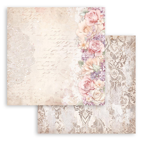 Stamperia Double-Sided Paper Pad 8"X8" 10/Pkg-Romance Forever, 10 Designs/1 Each SBBS96