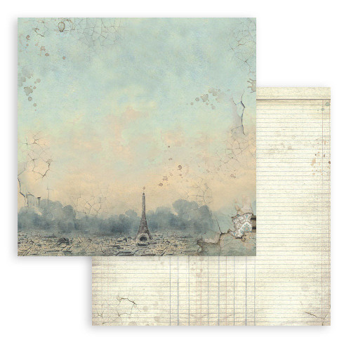 Stamperia Backgrounds Double-Sided Paper Pad 8"X8" 10/Pkg-Voyages Fantastiques, 10 Designs, 1 Each - SBBS97