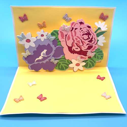 Dress It Up Embellishments-Glitter Butterflies - DIUBTN-4422 Dress It Up Embellishments-Glitter Butterflies - DIUBTN-4422