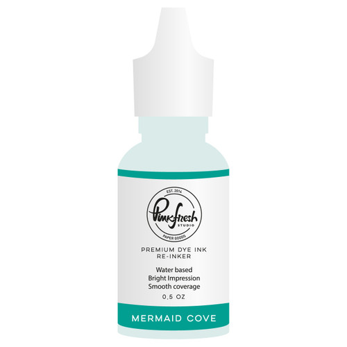 Pinkfresh Studio Dye Re-Inker 0.5oz-Mermaid Cove PFDIR-014 - 782150203929