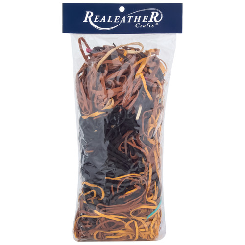 Realeather(R) Crafts Latigo Lace Remnant Pack 8oz-Assorted BDLT050
