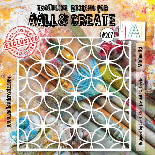 AALL And Create Stencil 6"X6"-Minimalist ALLPC207 - 499997004281