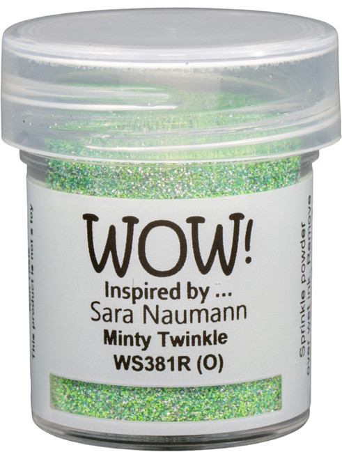 4 Pack - WOW! Embossing Powder 15ml-Minty Twinkle - WOW-S381R - 5056333104033