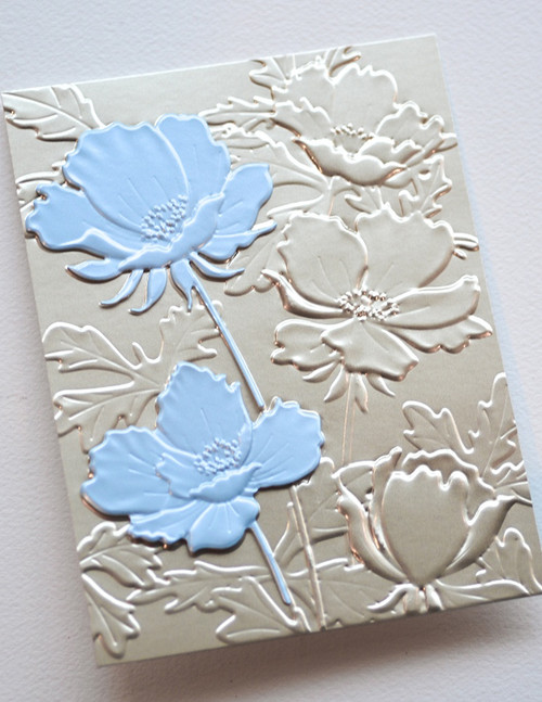 Memory Box 3D Embossing Folder & Dies-Anemone Bunches EF1042 - 873980310427